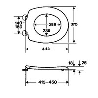 Toilet Zitting Van Marcke Schwab Comtessa Duroplast Wit