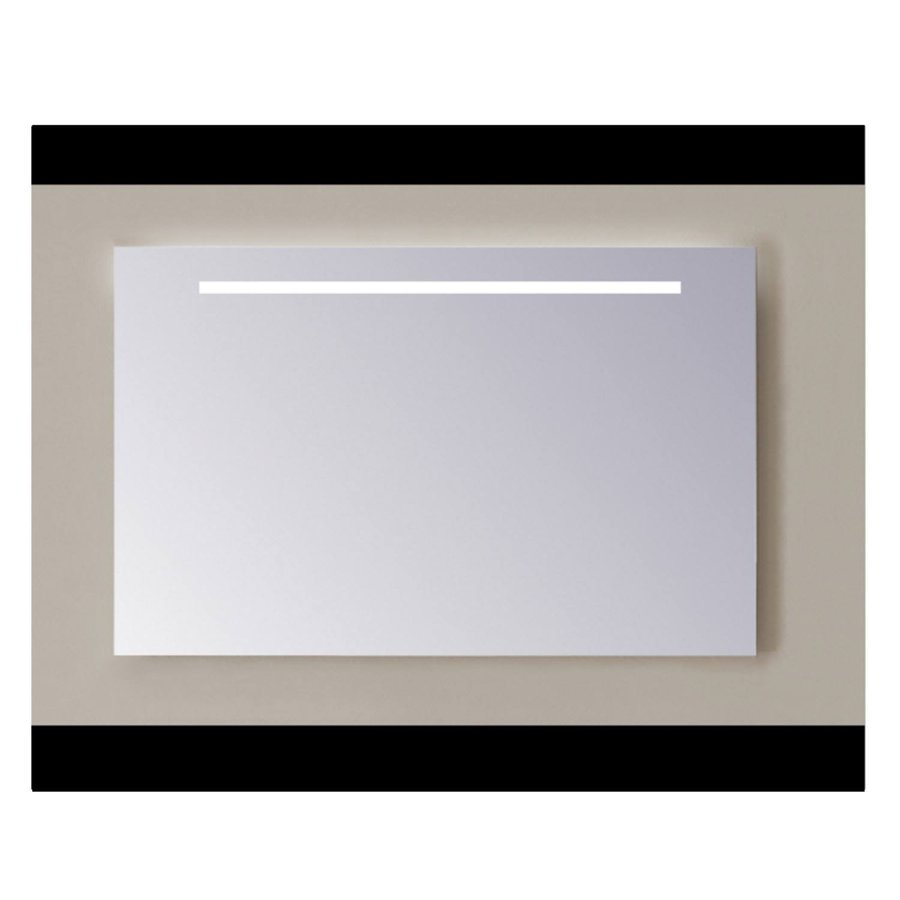 Spiegel Sanicare Q-mirrors Zonder Omlijsting 60 x 100 cm Cold White LED PP Geslepen