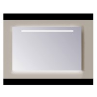 Spiegel Sanicare Q-mirrors 60 x 65 cm Cold White LED Ambi Licht Onder PP Geslepen
