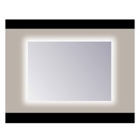 Spiegel Sanicare Q-mirrors Zonder Omlijsting 60 x 60 cm Rondom Cold White LED PP Geslepen