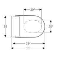 Douche WC Geberit AquaClean Tuma Comfort Compleet Rimfree Wit