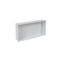 Inbouwnis Plieger Inbox Wand Met Flens 60x30x7.5cm Waterproof RVS