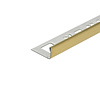 Ox Tools Tegelprofiel OX-Tools Eltex 11mm 270 cm RVS Geborsteld Goud