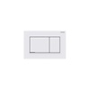 Bedieningsplaat Geberit Sigma 20 Square DF Mat Wit