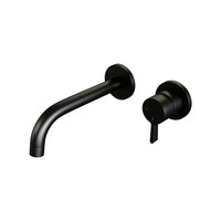 Wastafelmengkraan Brauer Black Inbouw B1-65 Coldstart Mat Zwart