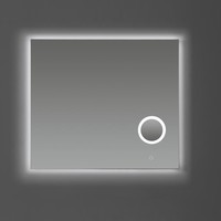 Badkamerspiegel Sanilux met Spiegelverwarming Dimbare LED-Verlichting en Make-Up Spiegel 80x70x2,5 cm