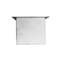 Inbouw Toiletrolhouder Sanilux RVS 13,5x13x12 cm