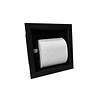 Sanilux Toiletrolhouder Sanilux Inbouw Mat Zwart 13.5x13x12 cm