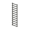 BWS Designradiator Boss & Wessing Tubi Handdoekrek 175x50 cm Zij-Onderaansluiting Mat Antraciet