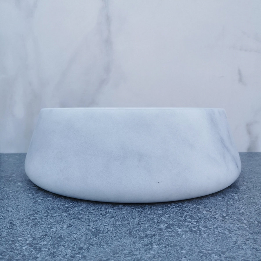 Waskom Sanilux Opzetkom 41x13 cm Wit