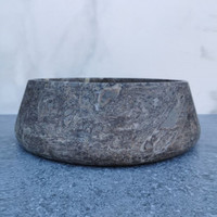 Waskom Sanilux Opzetkom 41x13 cm Zilver