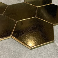 Wandtegels Hexagon 15x17 cm Dark Gold (prijs per m2)