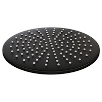 Inbouw Regendouche Set Brauer Black Edition Plafond Uitloop Ronde Hoofddouche 30 cm Mat Zwart