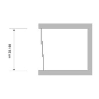 Nisdeur Plieger Economy Schuifdeur 3-delig 2.2 mm Acryl 94x185cm Wit