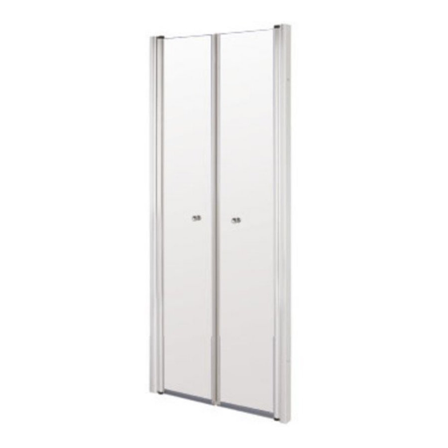 Nisdeur Pendeldeur Plieger Royal 6mm Glas 90x185cm Chroom