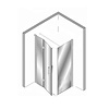 Douchecabine Plieger Panorama 6mm 120x90x200cm (Douchewand en Vouwdeur) Chroom