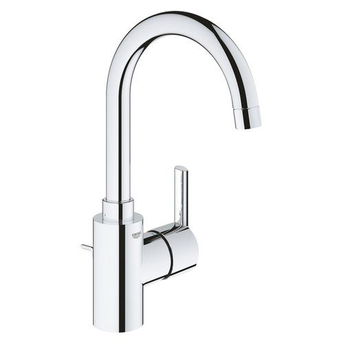 Wastafelkraan Grohe Feel 1-gats L-size met Hoge Draaibare Uitloop Chroom 