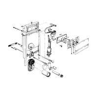 Bedieningspaneel Wisa Spoelsysteem Mechanisch Pergamon