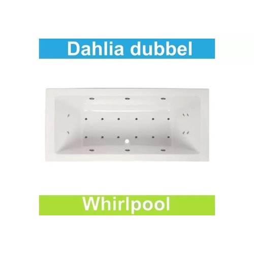 Whirlpool Boss & Wessing Dahlia 190x90 cm Dubbel systeem 
