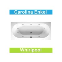 Ligbad Riho Carolina 180 x 80 cm Whirlpool Enkel systeem