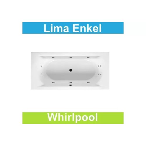 Ligbad Riho Lima 200x90 cm Whirlpool Enkel systeem 