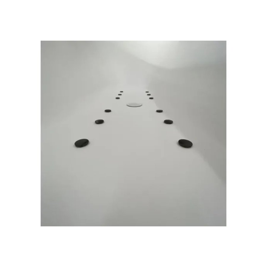 Vrijstaande Whirlpool Wiesbaden Ellips 180x90x58 cm Luchtsysteem Met Gunmetal Jets Wit