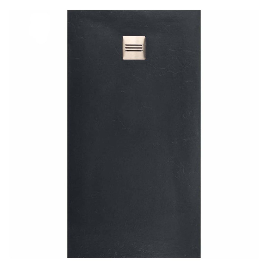 Douchebak Slab Standaard Stone 2 Antraciet 100x120 cm