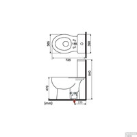 WC Pack Allibert Karma Verhoogd 47cm AO