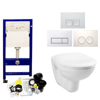 Up100 Toiletset 03 Megasplash Basic Smart Met Bril En Drukplaat