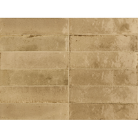 Wandtegel Ragno Look Beige 6x24 cm Glans Beige (doosinhoud 0.52 m2) (Prijs Per m2)