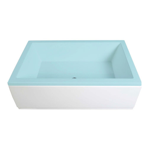 Douchepaneel Sapho Voorkant tbv Extra Diepe Douchebak 100x36 cm Wit 