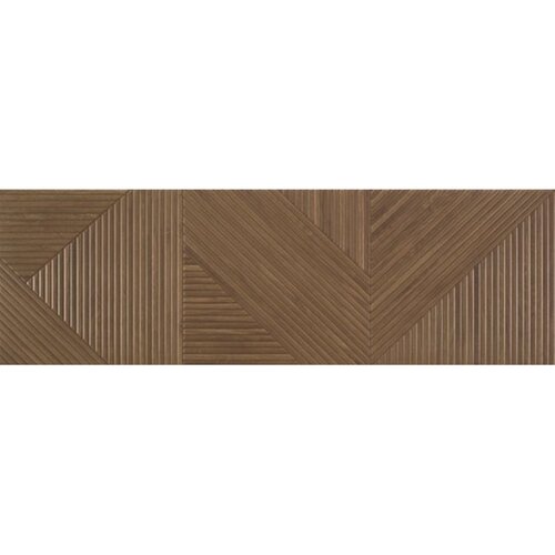 Wandtegel Colorker Tangram 31.6x100 cm Mat Coffee (prijs per m2) 