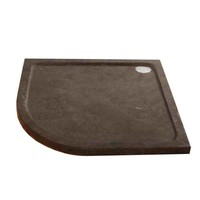 Hardstenen Douchebak 90X90X5 Cm Kwartrond Radius 55