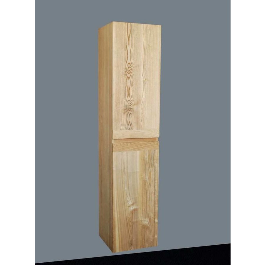 Hoge Kast Massief Geolied Eiken 160Cm