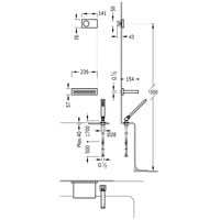 Elektronische Badthermostaat Set Type 2