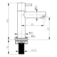 Fonteinset Differnz Mix En Match Ravo 38x18x9 cm Donker Beton (Keuze Uit 5 Kleuren Kranen)