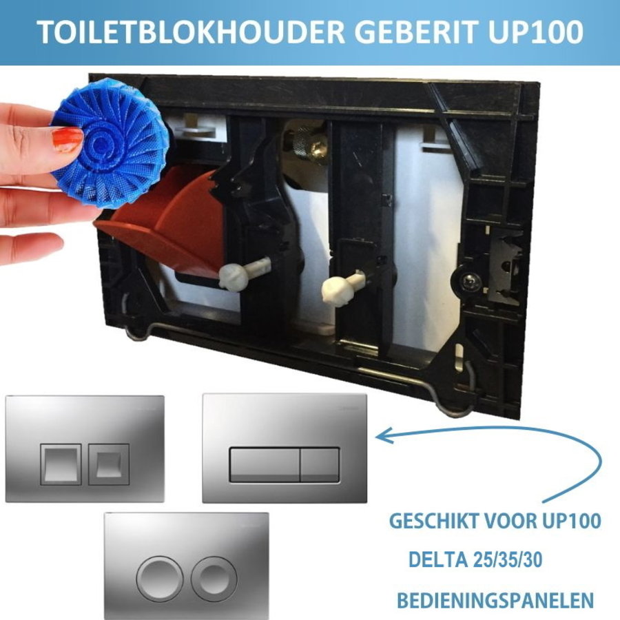 Toiletblokhouder Tbv Geberit Up100