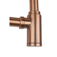 Sifon Aqua Splash Colorato 33 Cm Geborsteld Koper