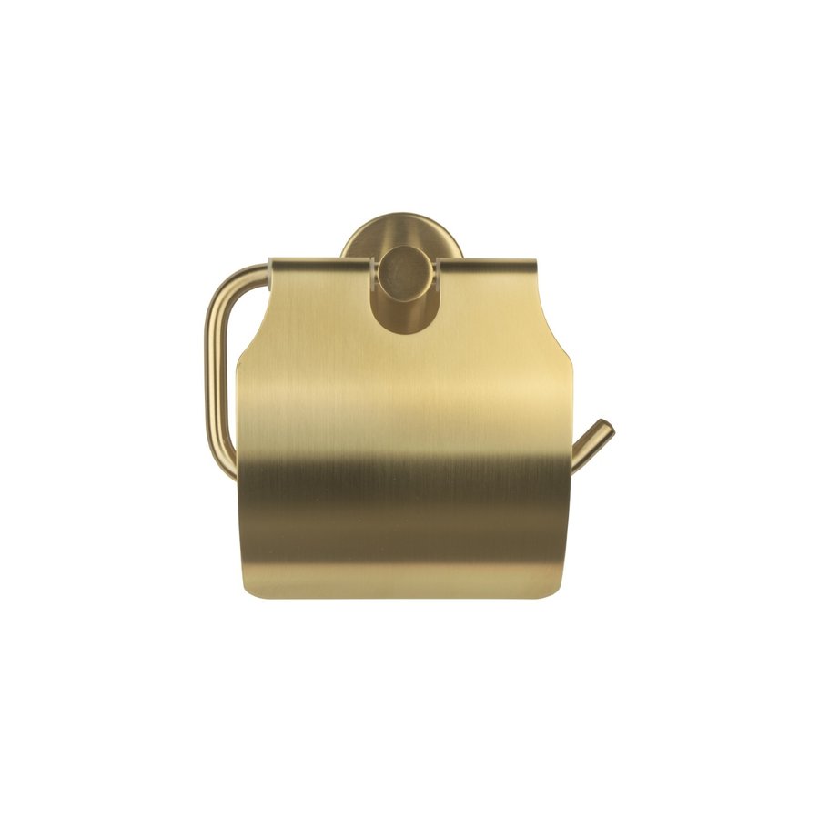 Toiletrolhouder Aqua Splash Colorato Met Klep Geborsteld Goud