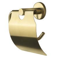 Toiletrolhouder Aqua Splash Colorato Met Klep Geborsteld Goud