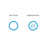 Spiegel Gliss Design Oko Koper Rond LED Verlichting 100 cm