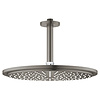 Grohe Regendouche Grohe Rainshower Cosmopolitan Metal Met Plafondbuis Hard Graphite Geborsteld