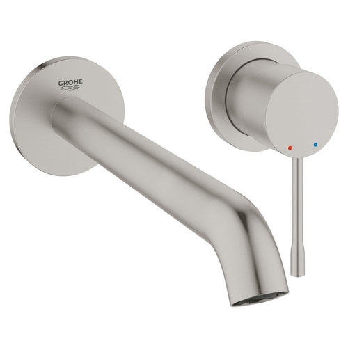 Wastafelkraan Grohe Essence Inbouwkraan Supersteel (excl. inbouwdeel) 