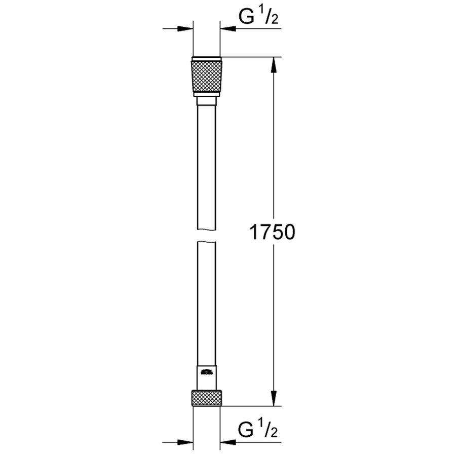 Doucheslang Grohe Silverflex Twistfree 175 cm Warm Sunset