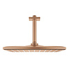 Grohe Regendoucheset Grohe Rainshower Mono Cube 31 cm met Plafondarm Warm Sunset Geborsteld