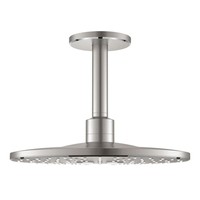 Regendoucheset Grohe Rainshower SmartActive 31 cm met Plafondarm Supersteel