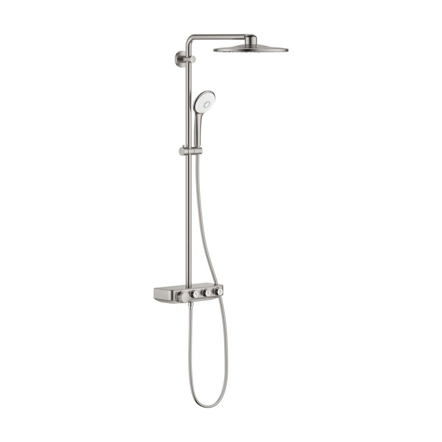 Regendoucheset Grohe Euphoria SmartControl System 31 cm met Glijstang en Handdouche Supersteel