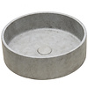 Ideavit Waskom Ideavit Idea.Ora 39x39x12 cm Rond Beton Licht Grijs