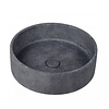 Ideavit Waskom Ideavit Idea.Ora 39x39x12 cm Rond Beton Donker Grijs