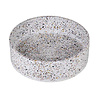 Ideavit Waskom Ideavit Idea.Ora 39x39x12 cm Rond Terrazzo Wit